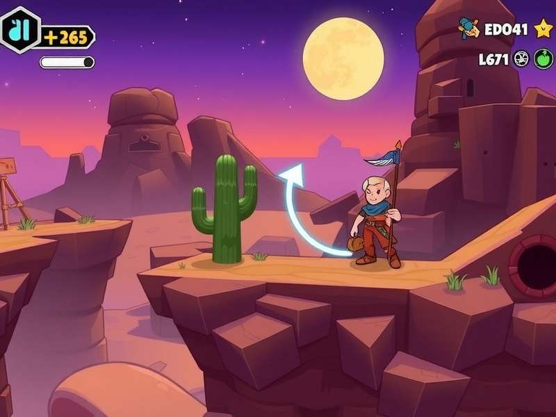 Arid Runner Starlight gameplay screenshot